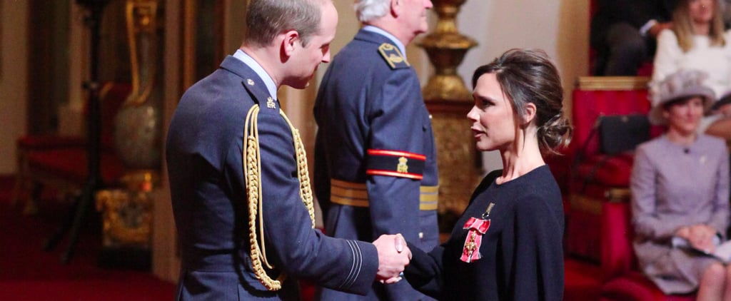 Victoria Beckham at OBE Investiture Ceremony