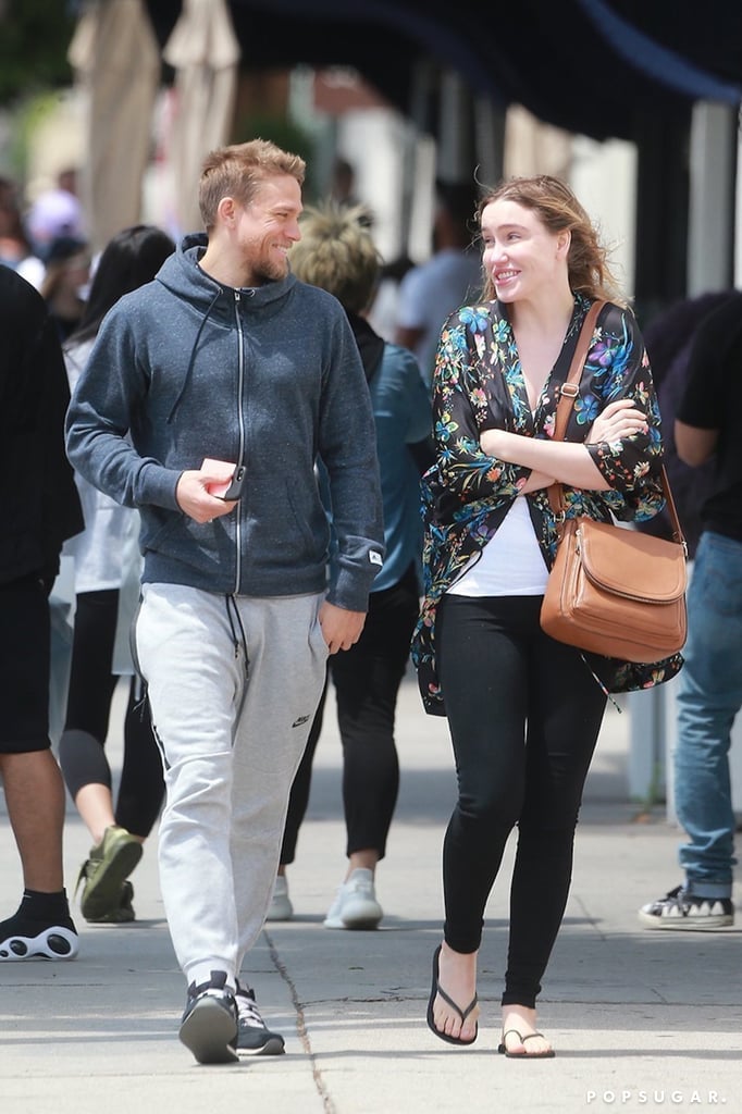 Charlie Hunnam And Morgana Mcnelis In La June 2017 Popsugar Celebrity