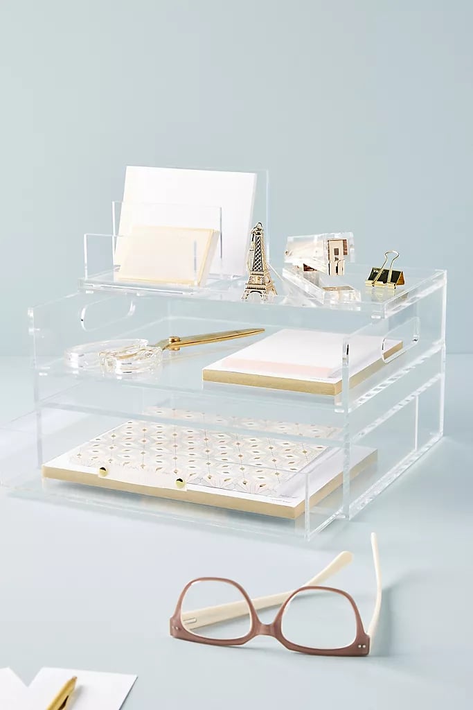 Russel+Hazel Acrylic Bloc Collection Desk Storage