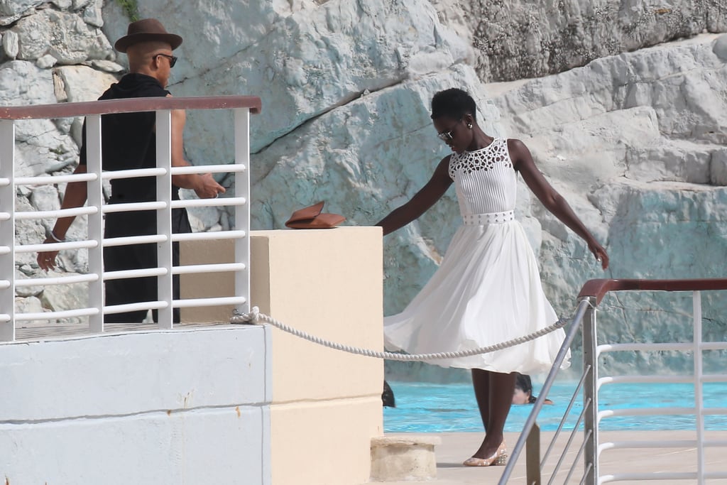 Lupita Nyong'o Twirls in Cannes Sunshine