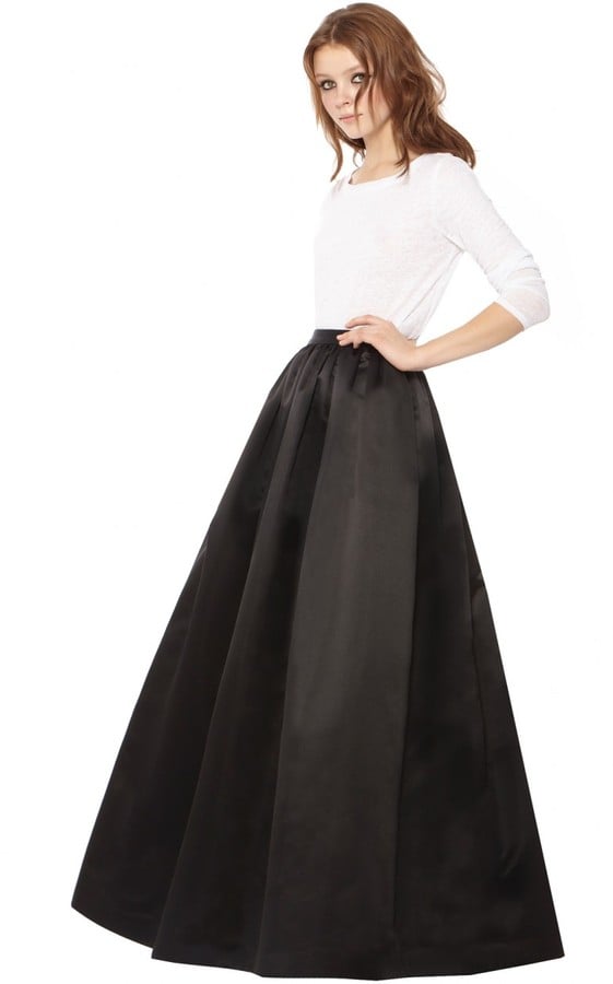 Alice + Olivia Tina Solid Long Ball Gown Skirt ($484)