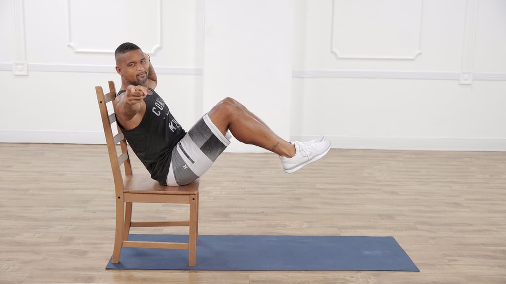 Shaun T Will Make Your Abs Shake in 8 Minutes, and All You Need Is a Chair