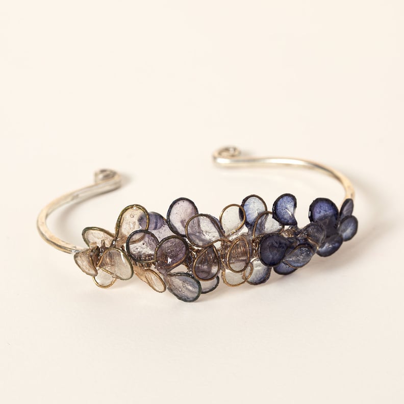 For an Elegant, Timeless Piece: Hydrangea Petal Cuff