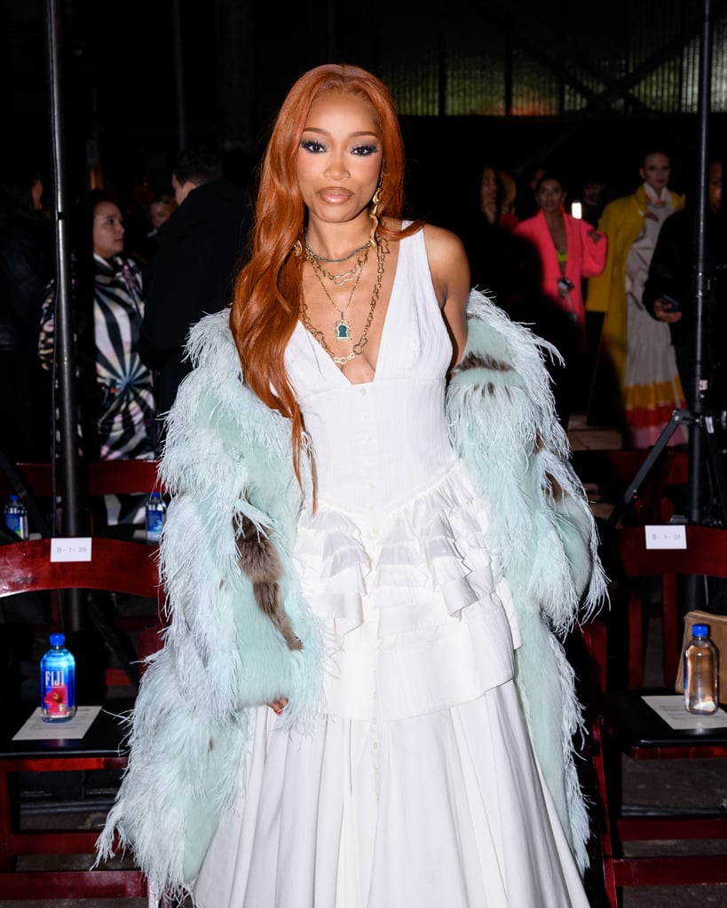 Keke Palmer at the Christopher John Rogers Show at New York Fashion Week, February 2025