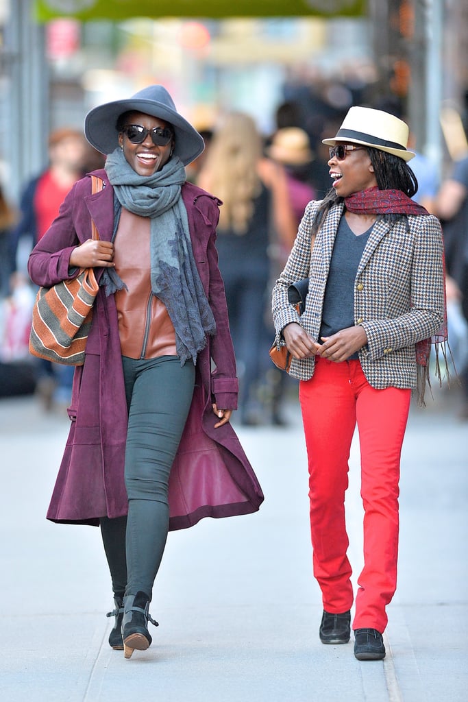 Lupita Nyong'o Walking in NYC With Zainab Jah Pictures