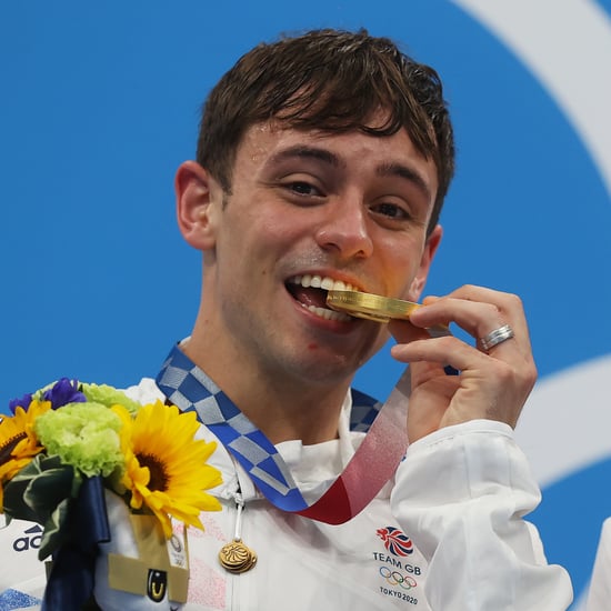 Tom Daley Crocheted a Cozy Sweater Pouch For His Gold Medal