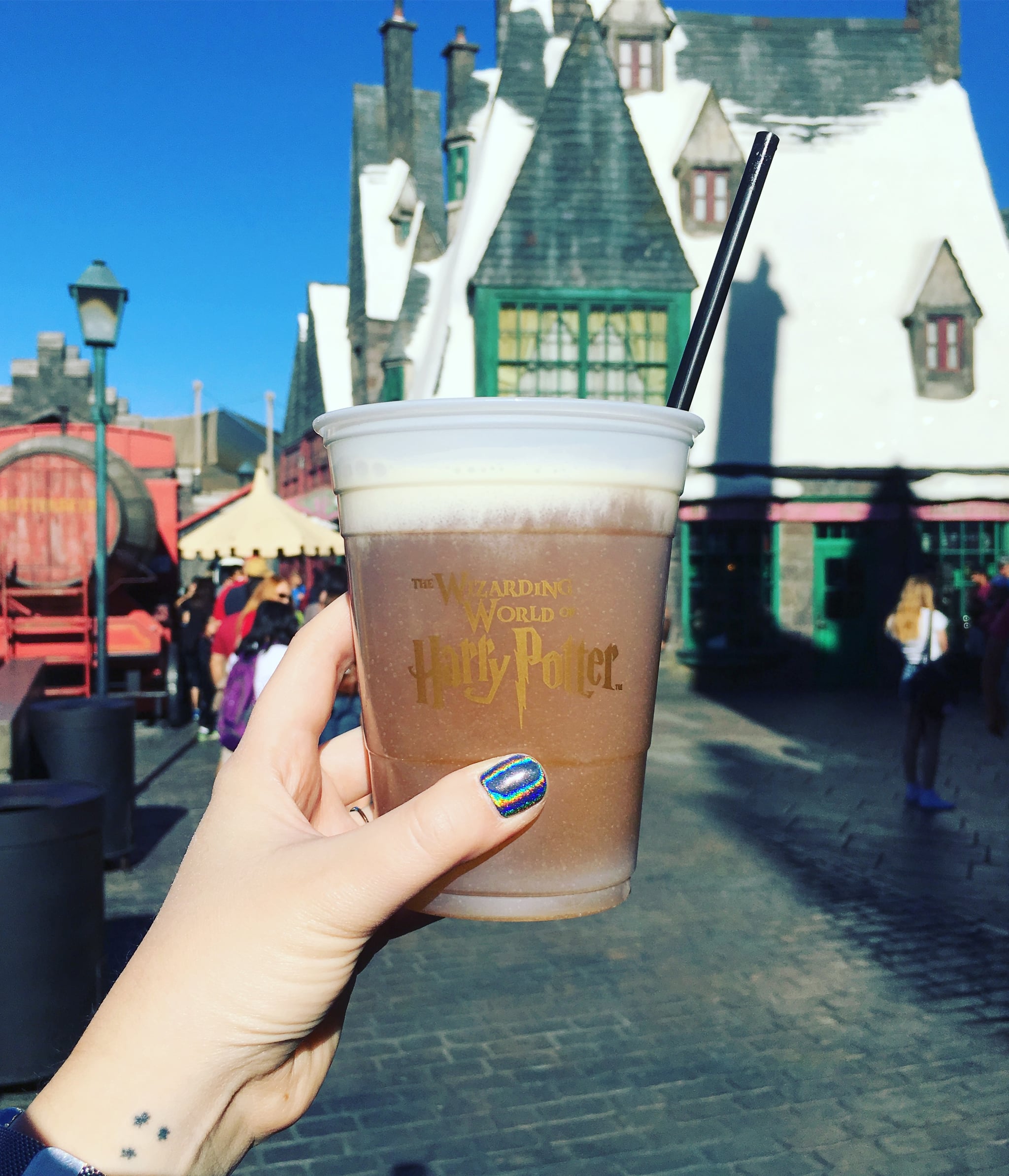 Hot Butterbeer at Harry Potter World Hollywood POPSUGAR Food