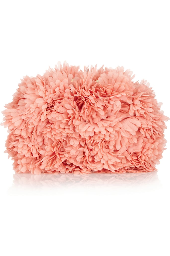 Kotur Margo Tulle Floral-Appliqué Clutch ($495)