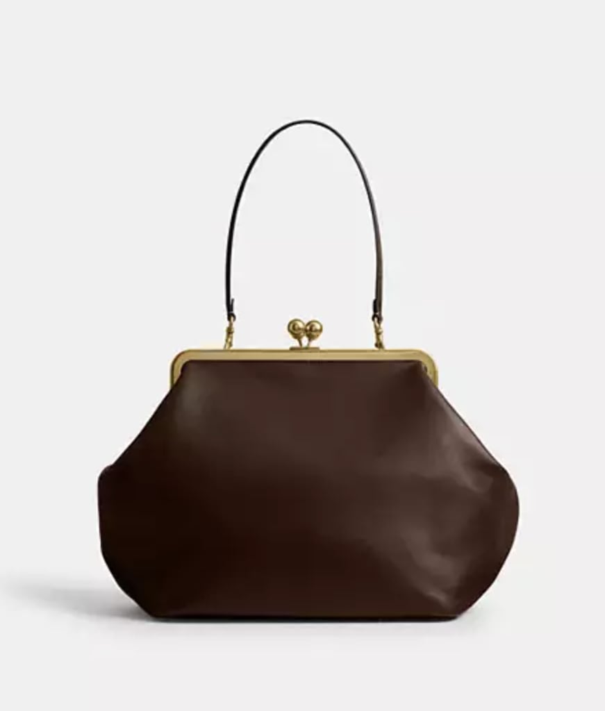 Coach Large Kisslock Frame Bag