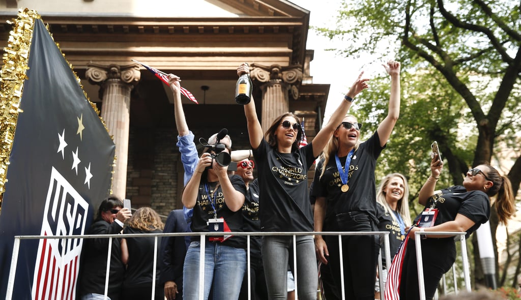 Alex Morgan at the Ticker Tape Parade