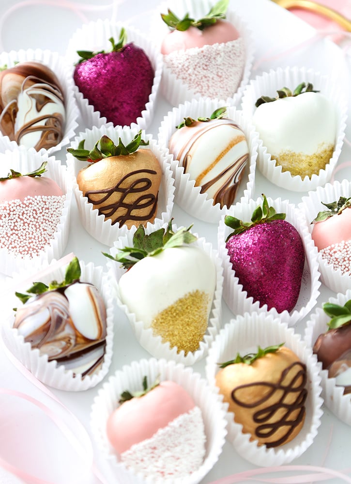 Fancy Chocolate-Covered Strawberries