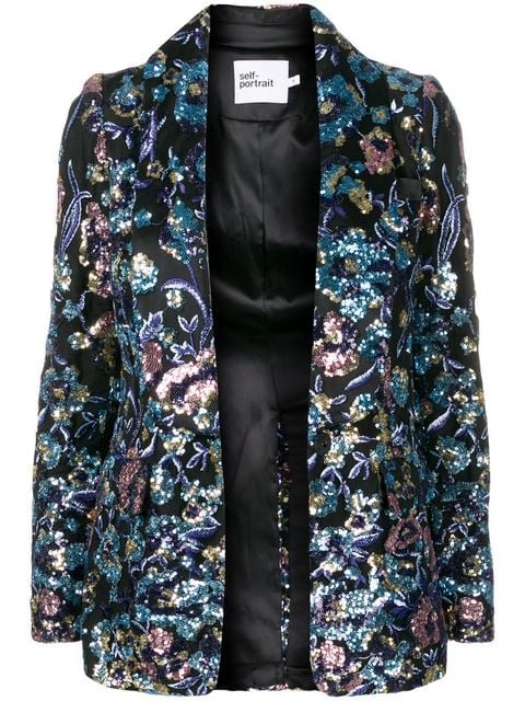 Self-Portrait's Sequin Blazer