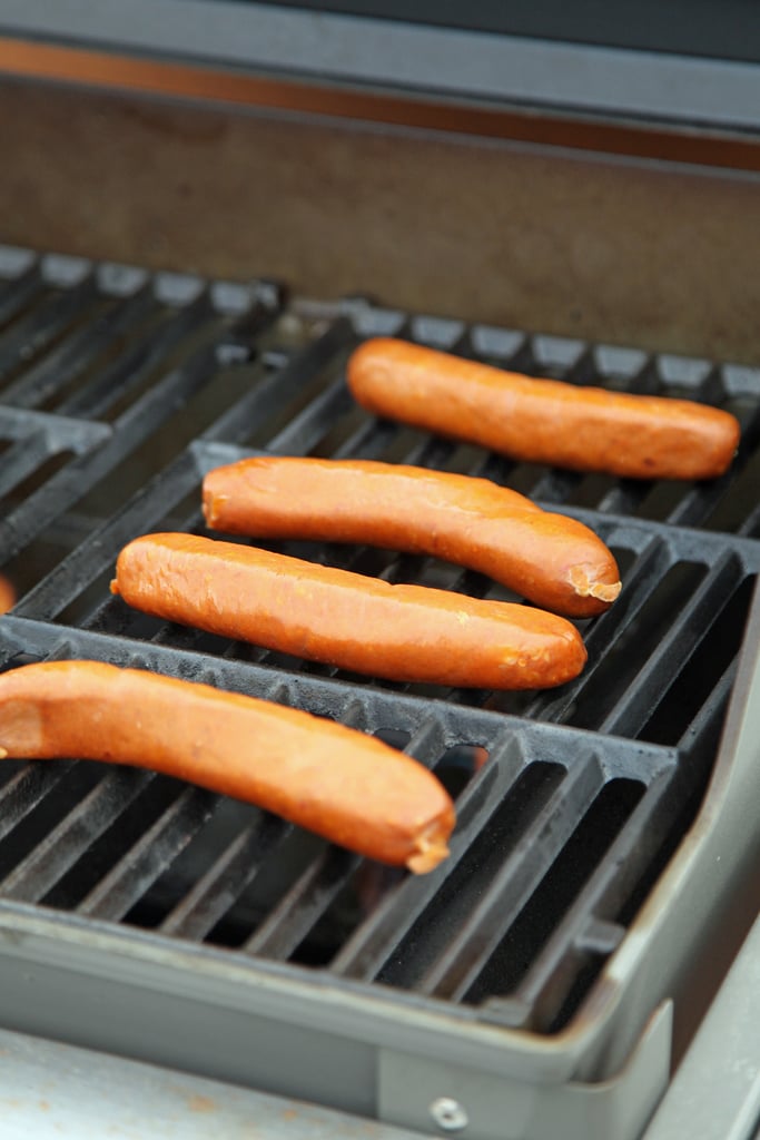 Indirect heat is your friend for hot dogs and sausages.