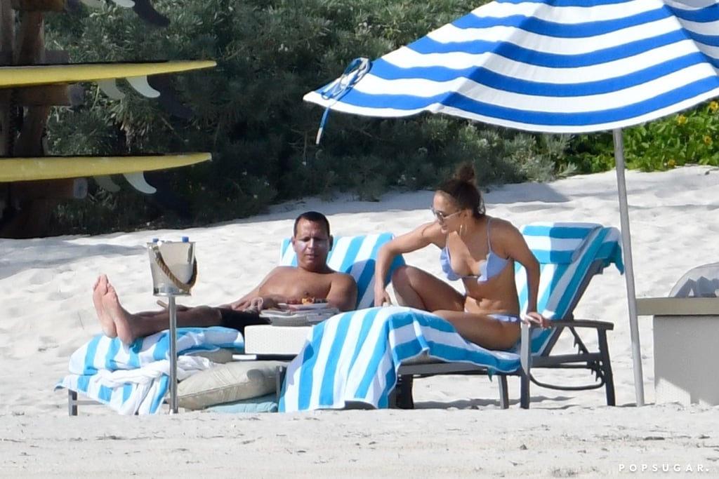 Jennifer Lopez and Alex Rodriguez in the Bahamas March 2019