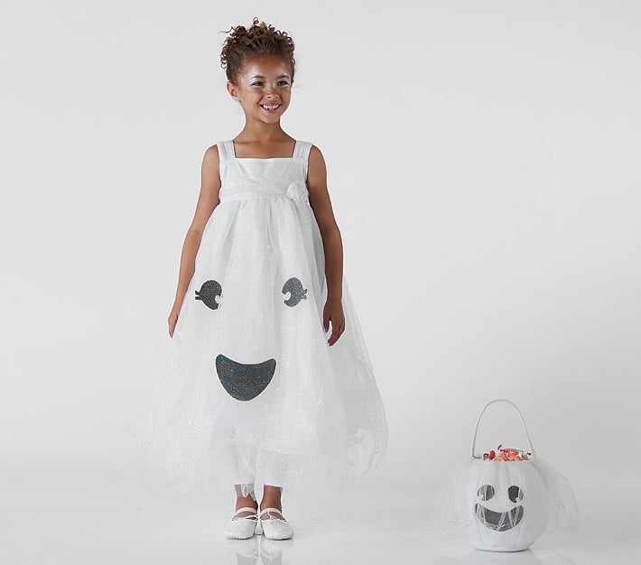 Kids Light Up Ghost Tutu Halloween Costume