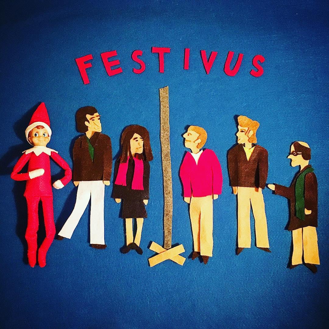 Seinfeld S Festivus The Most Epic Pop Culture Elf On The Shelf Ideas Every Parent Needs To See Popsugar Family Photo 10