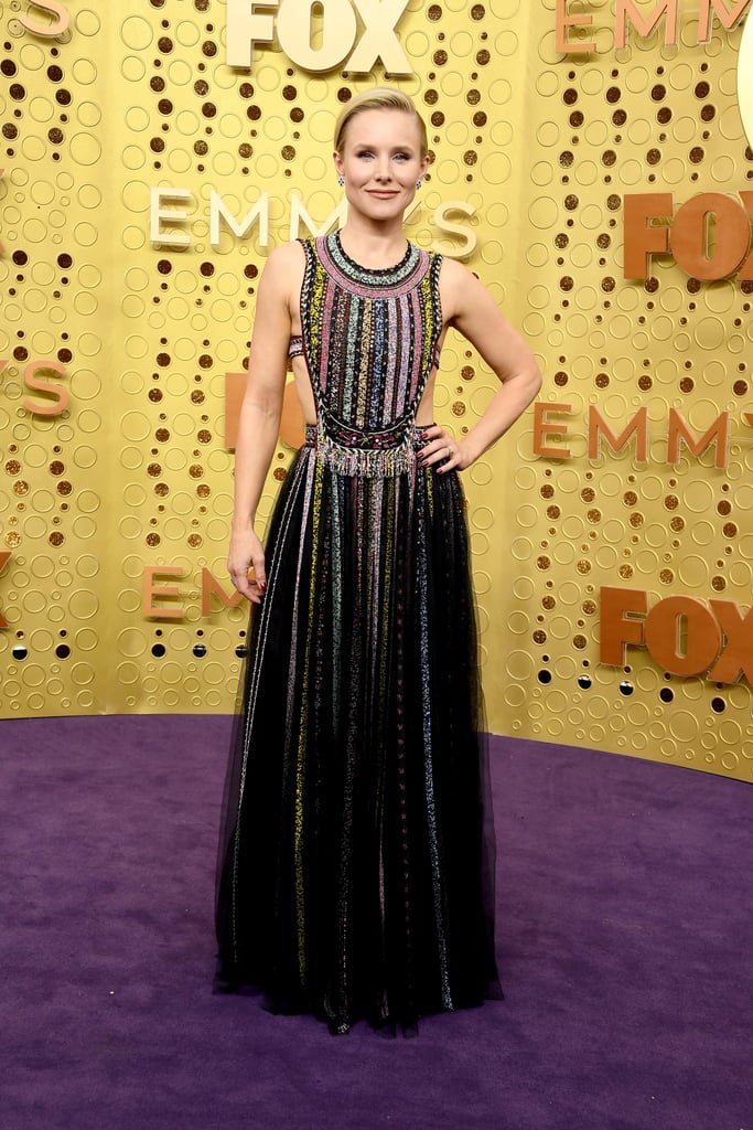 Kristen Bell's Dior Emmys Dress Has Rainbow Beads