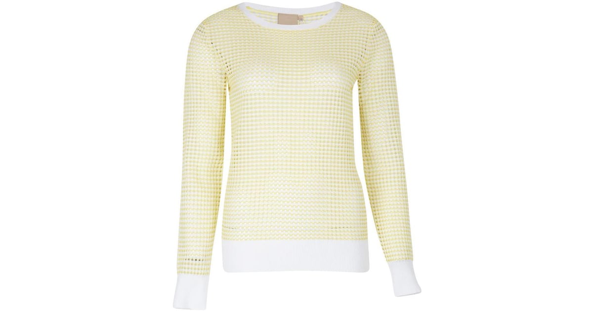 Ichi Yellow Sweater ($94) | Me Before You Movie Style | POPSUGAR ...