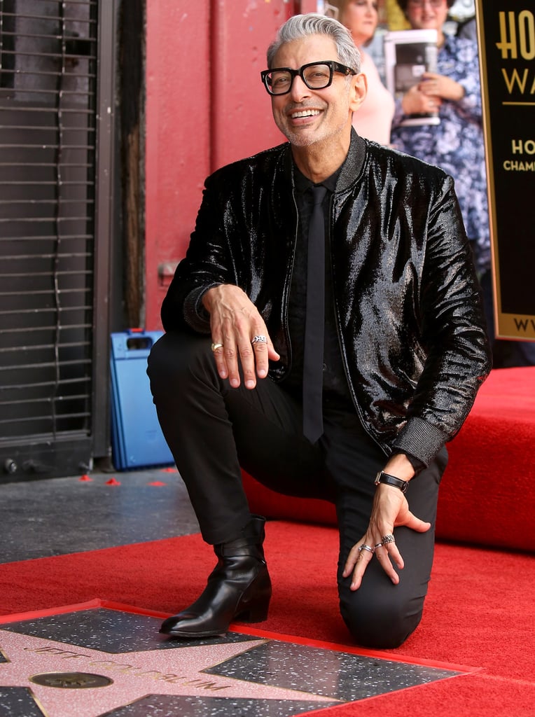 Jeff Goldblum and Family at Hollywood Walk of Fame Ceremony