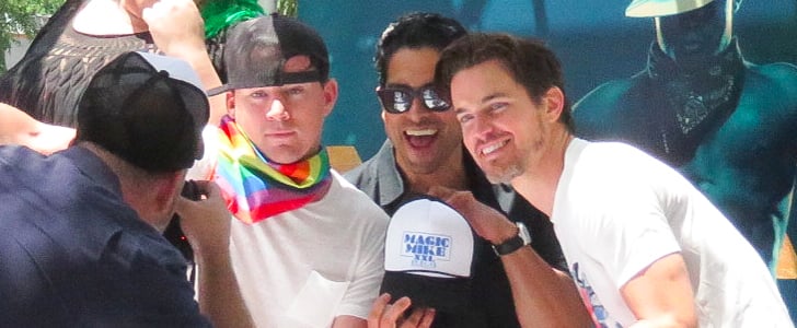 Channing Tatum at LA Gay Pride Parade 2015