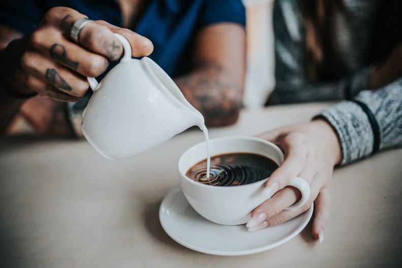 Take time to pour your partner a cup of Joe or tea. Even better? Take a few minutes to drink together without your phones.