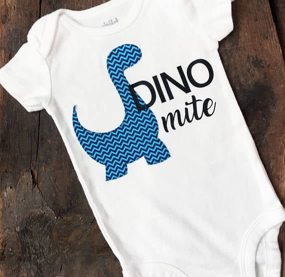 Dinosaur Onesies POPSUGAR Moms