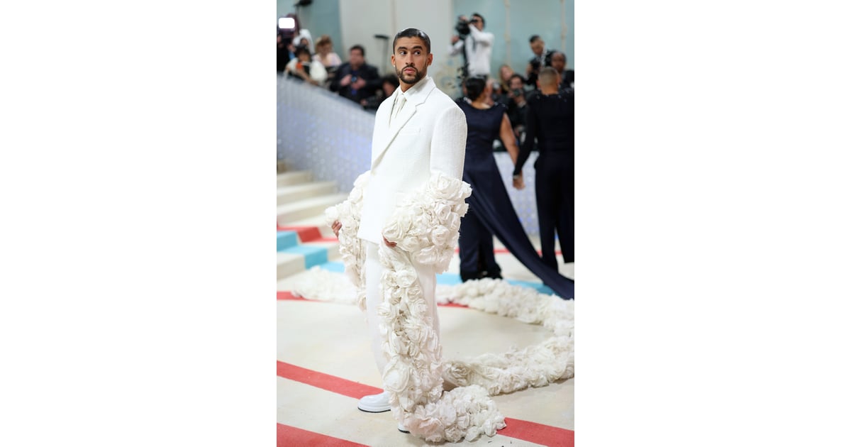 Bad Bunny at the 2023 Met Gala | Bad Bunny's Jacquemus Suit at Met Gala ...
