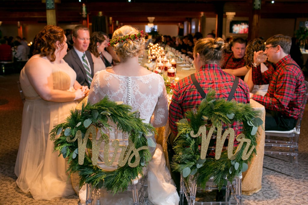 Plaid Holiday Wedding