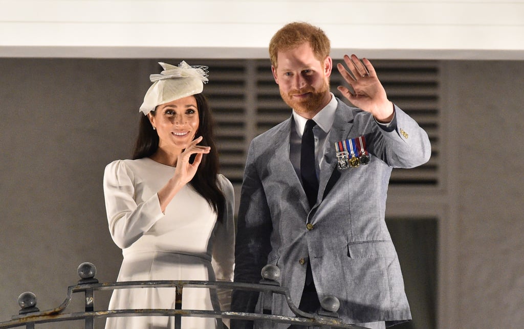 Harry, Meghan, and Queen Elizabeth at Grand Pacific Hotel