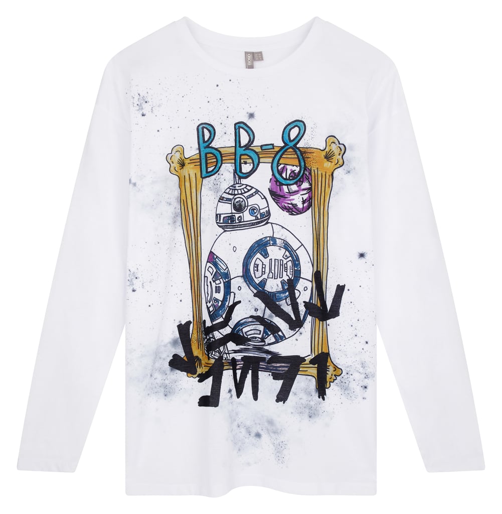 ASOS x Star Wars Printed Oversized Long Sleeve T-Shirt ASOS x Star Wars Printed Oversized Long Sleeve T-Shirt