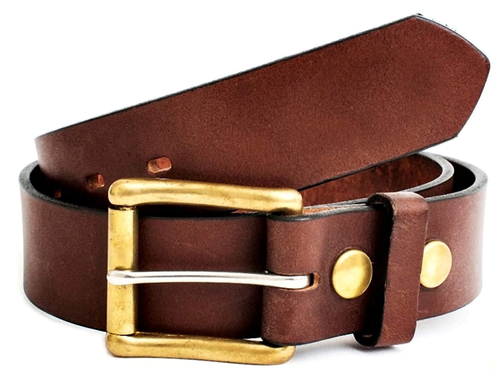 A Personalized Accessory: Working Man's Leather Belt