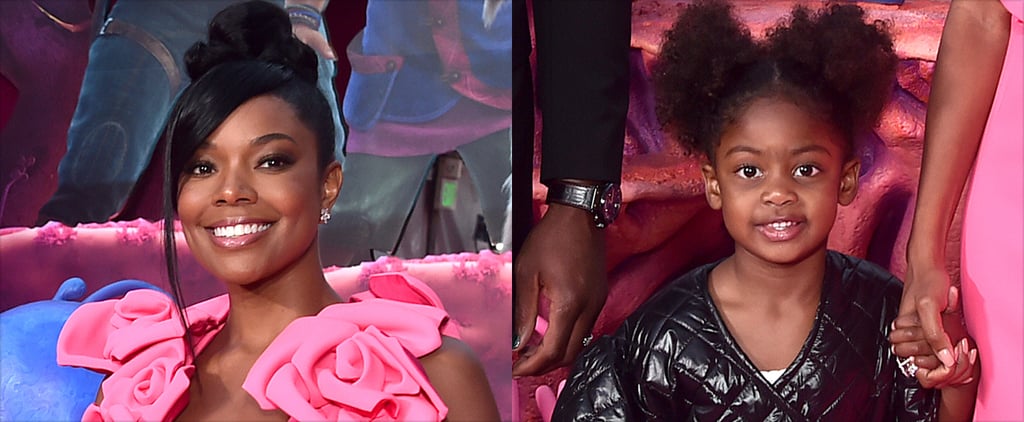 Gabrielle Union and Kaavia James Matching Hairstyles