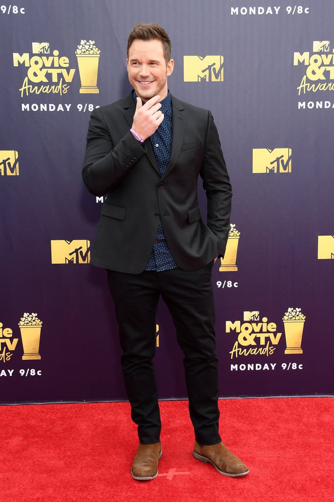 Chris Pratt at the MTV Movie and TV Awards 2018