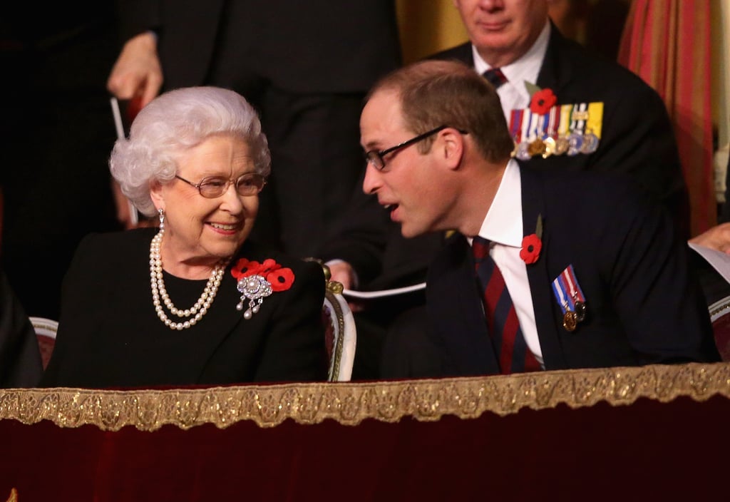 Queen Elizabeth II and Prince William Pictures