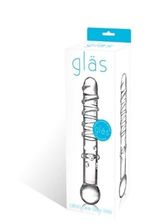 Callisto clear glass dildo ($12)