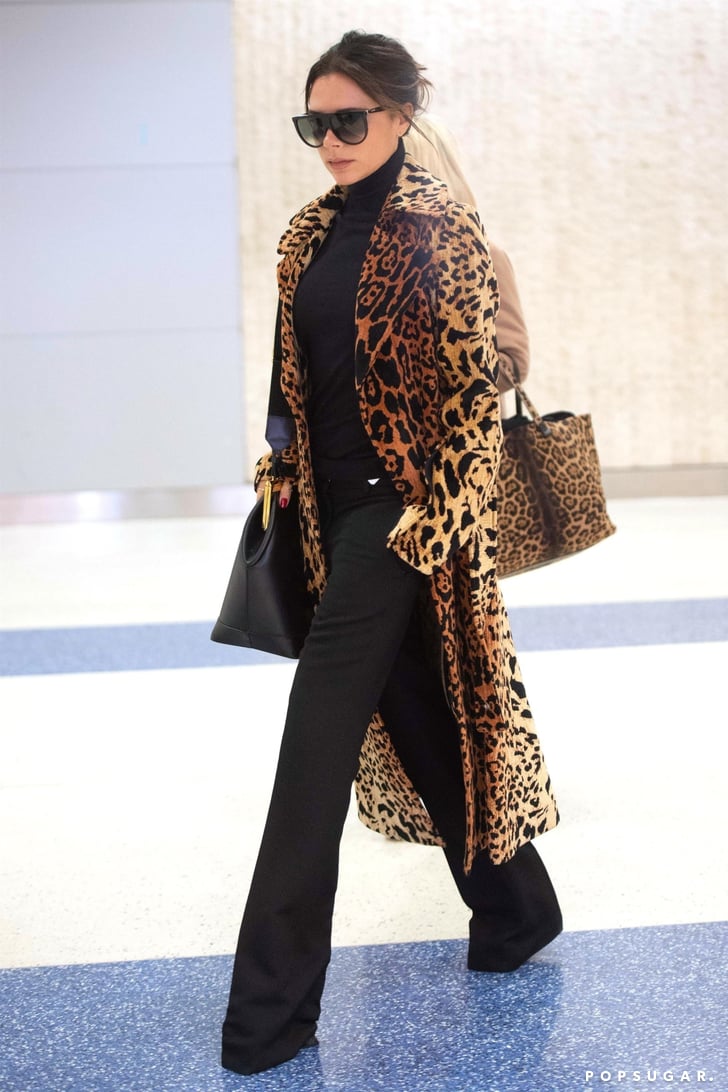Victoria Beckham's Leopard Coat | POPSUGAR Fashion