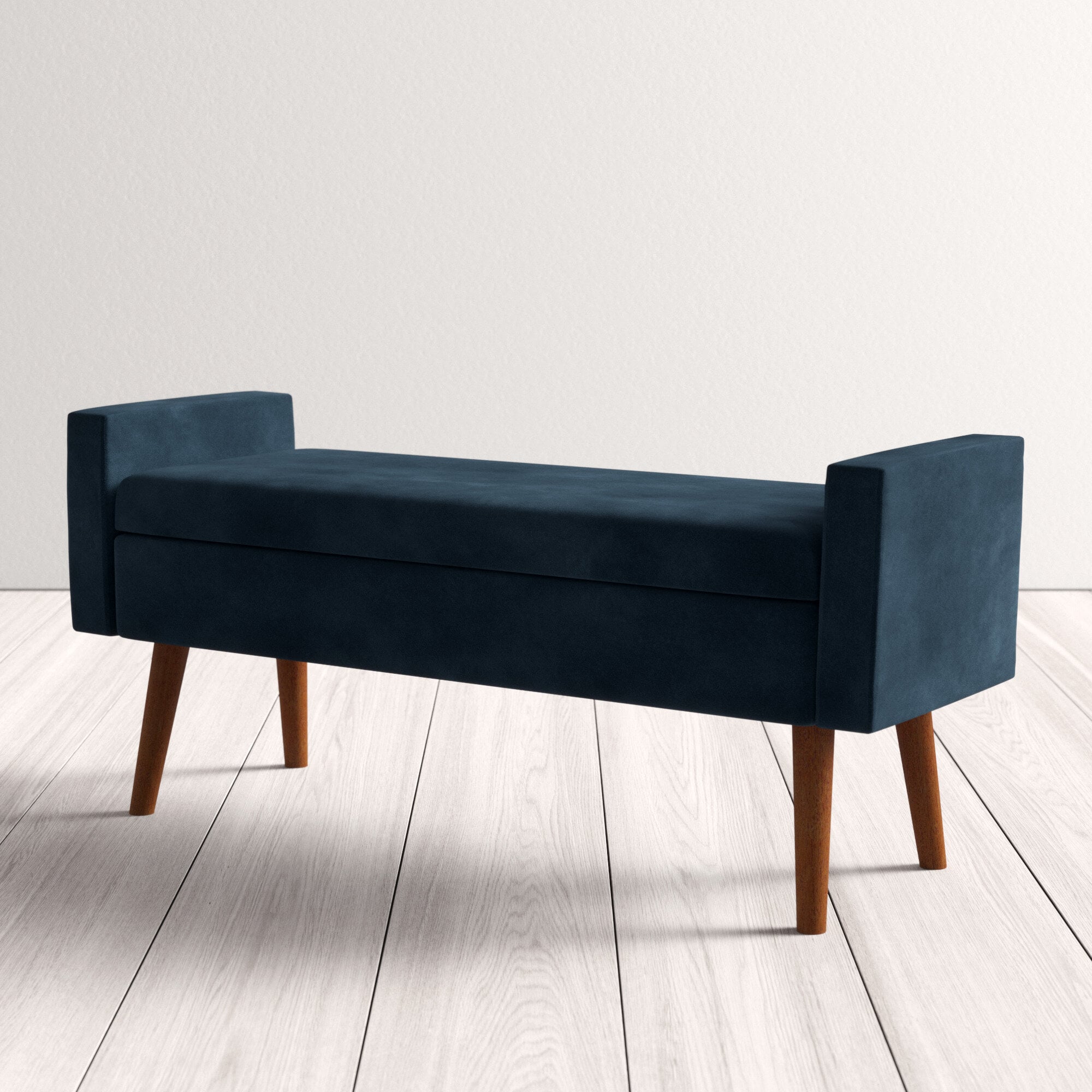 All modern storage shop bench