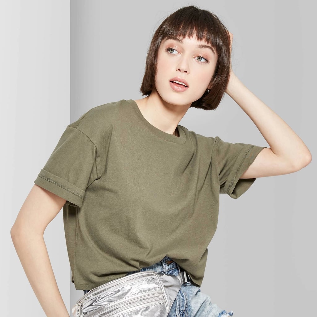 Women's Short Sleeve Oversized Boxy T-Shirt