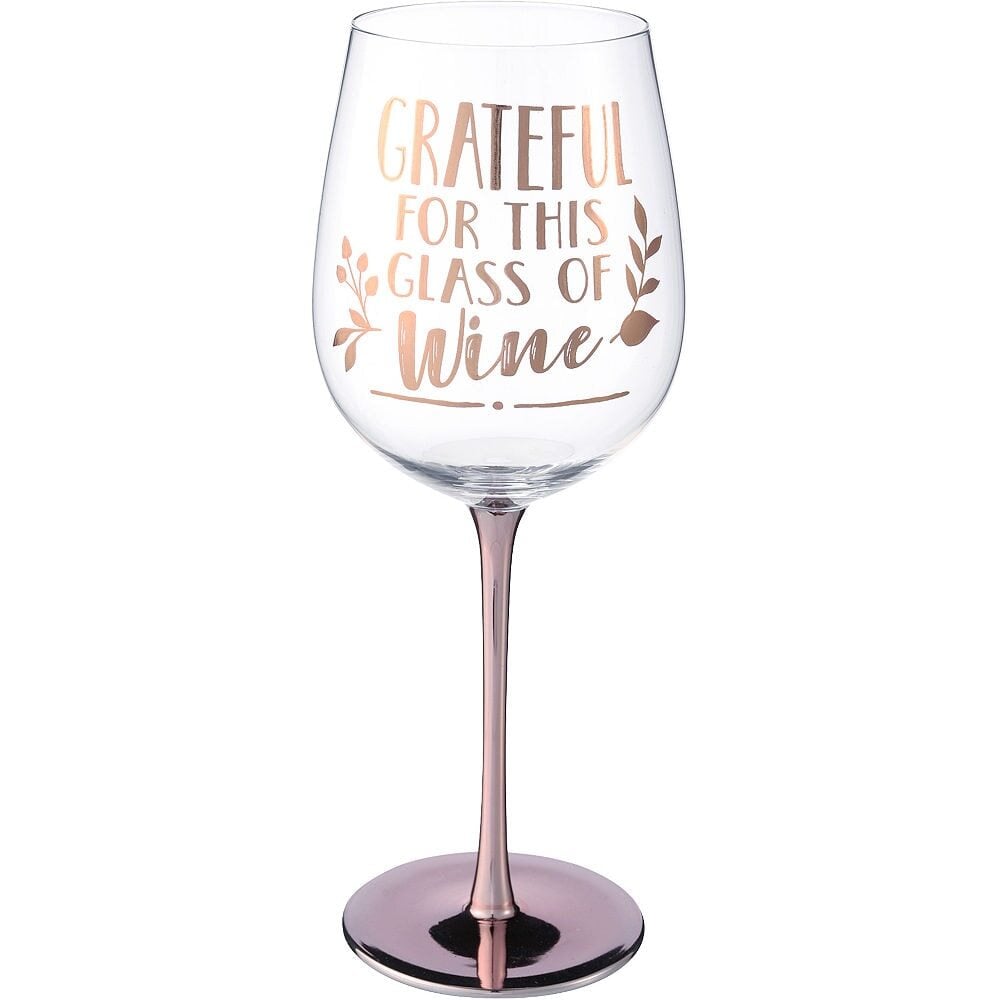 Inspirational Fall Jumbo Wine Glass