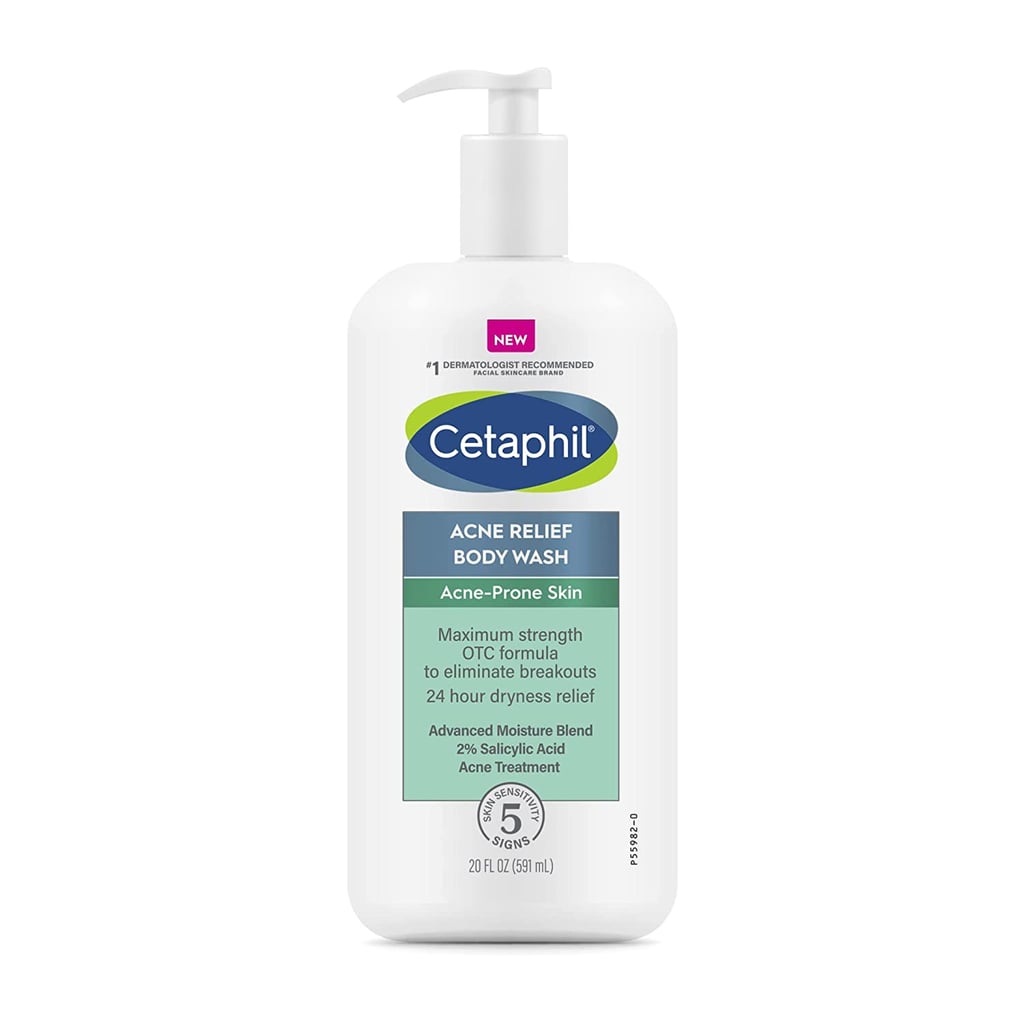 A Body Wash: Body Wash by Cetaphil Acne Relief Body Wash with 2% Salicylic Acid