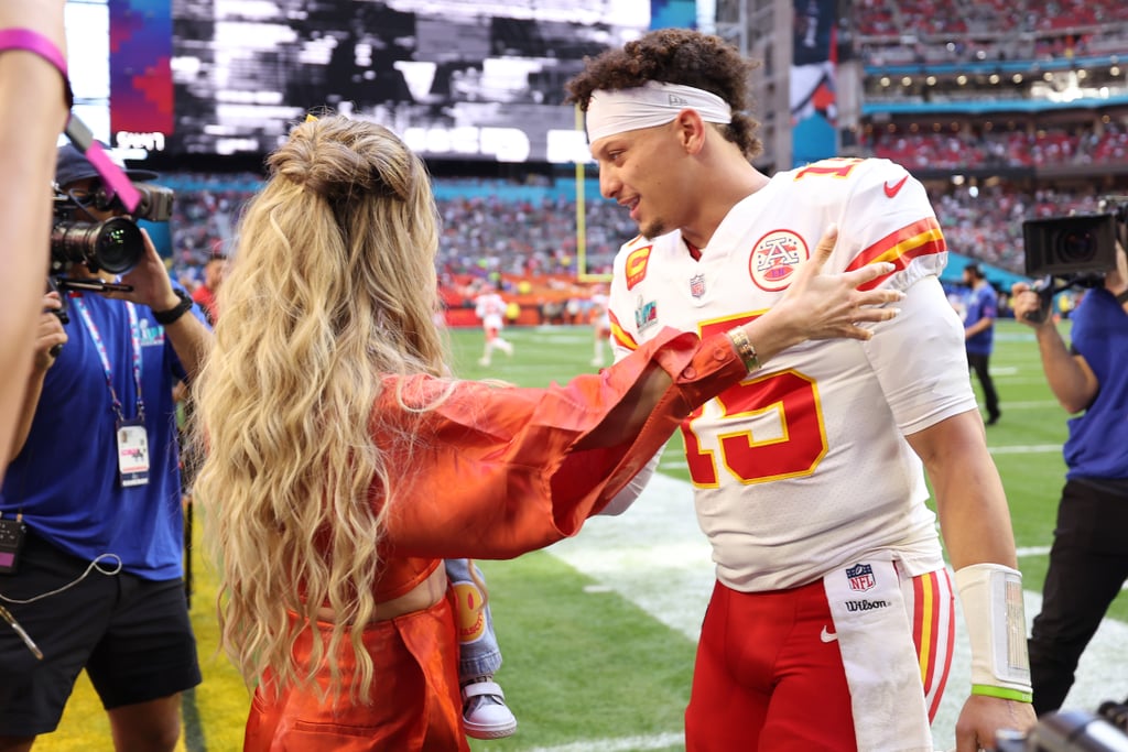Patrick Mahomes's Wife Brittany and Daughter at Super Bowl