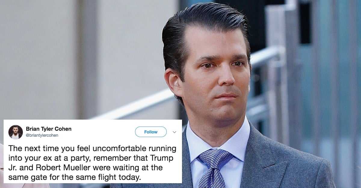 Donald Trump Jr. and Robert Mueller at the Airport Together PS News