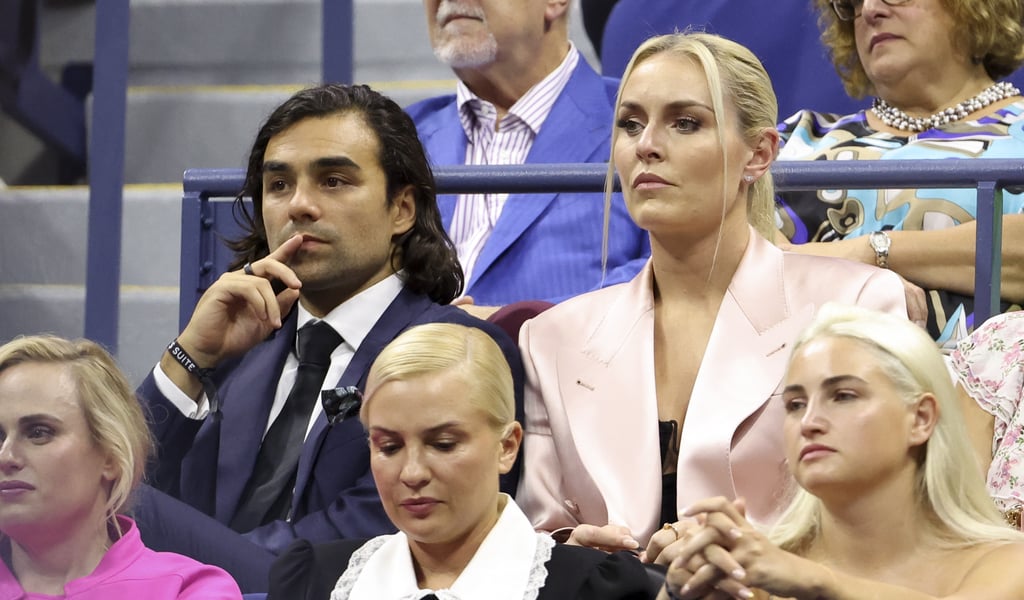 Lindsay Vonn and boyfriend Diego Osorio on Aug. 29 at the US Open.