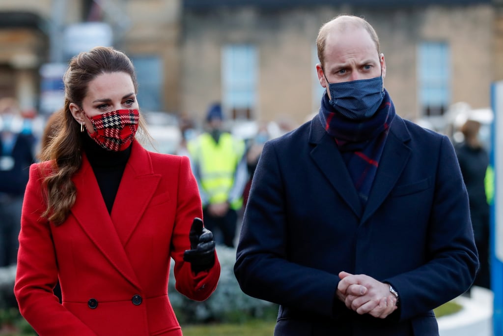 Kate Middleton Wears Tartan Emilia Wickstead Face Mask 2020