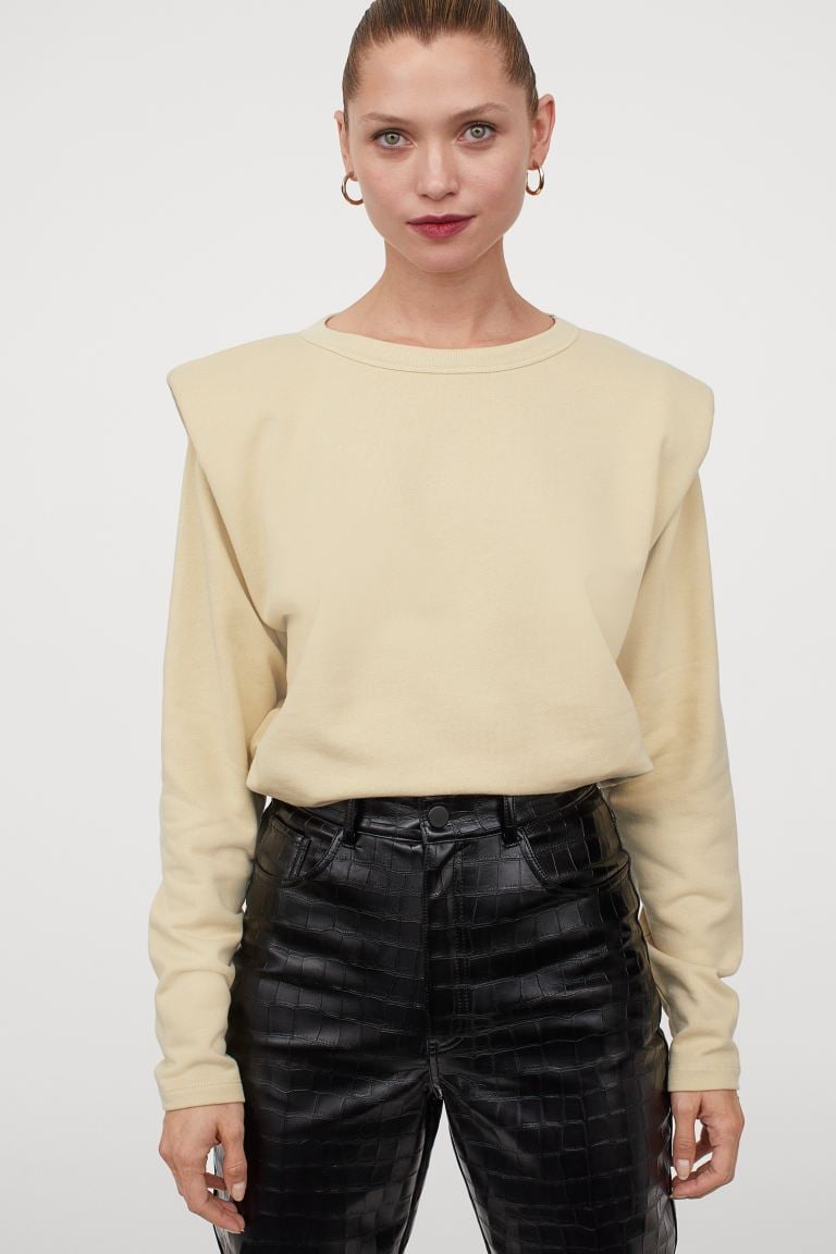 H&M Shoulder-pad Sweatshirt