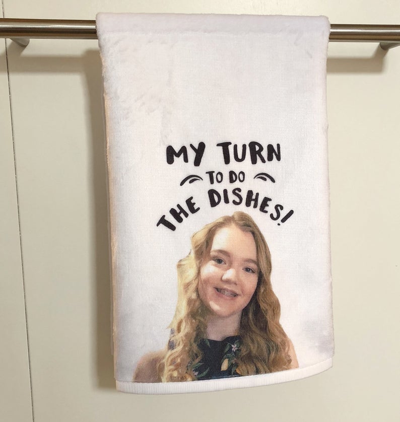 Acts of Service: My Turn to Do the Dishes Kitchen Towel