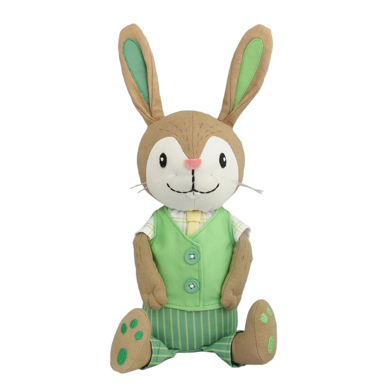 Green Bunny Figurine