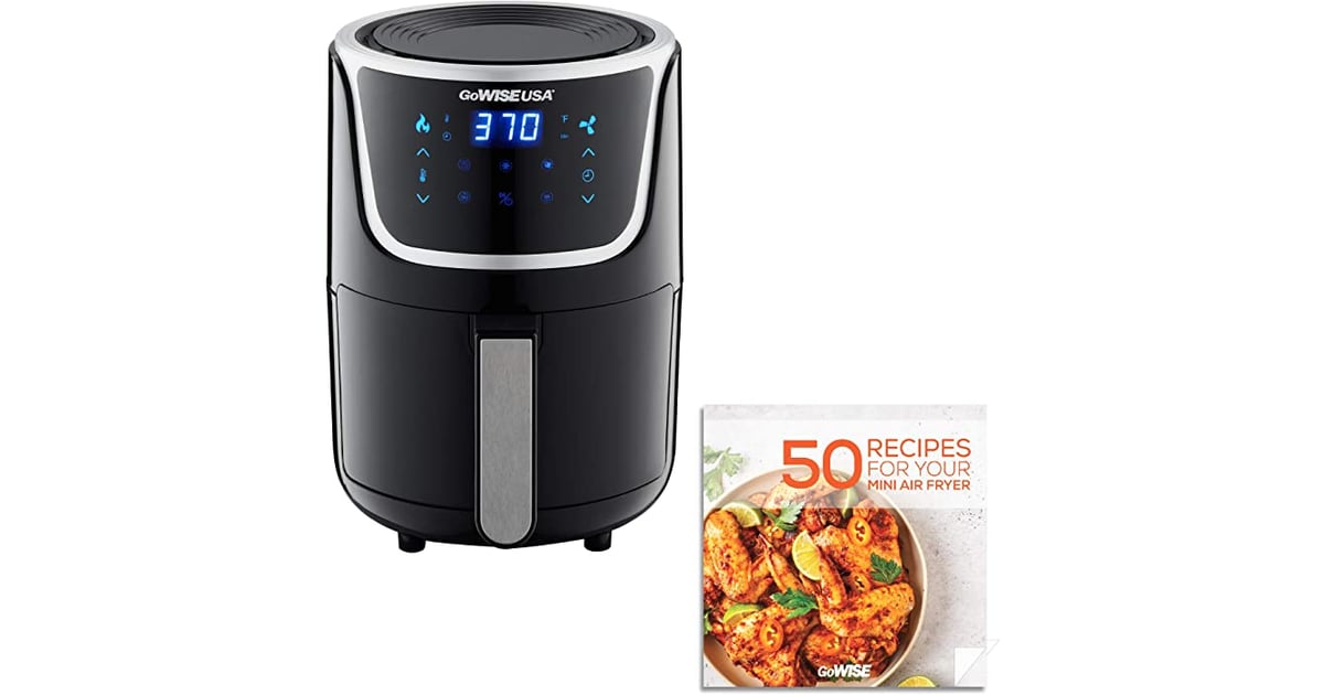 GoWise USA Electric Mini Air Fryer with Digital Touchscreen + Recipe