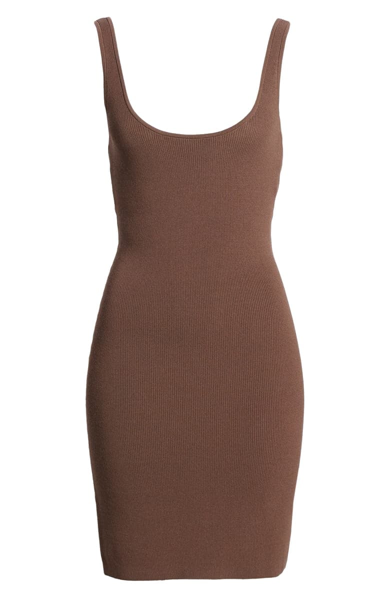 Leith Date Night Body-Con Sweater Dress