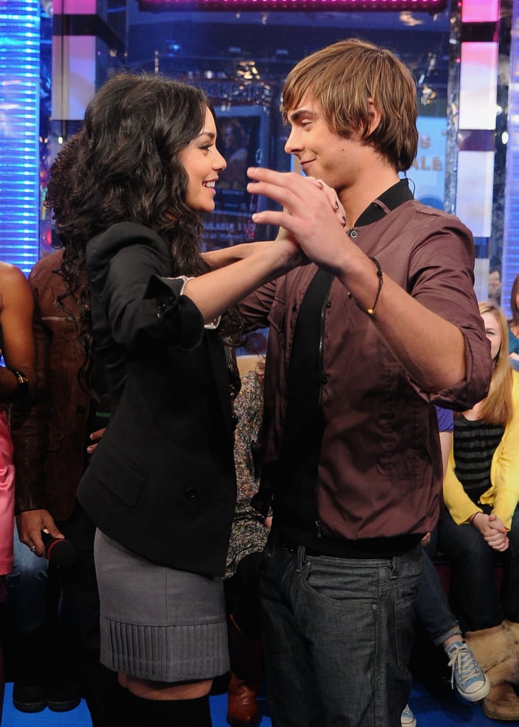 The costars showed everyone their fancy foot work during TRL in October 2008.